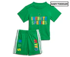 Adidas Originals Baby/Toddler Pharrell Williams Tee/Shorts Set - Green