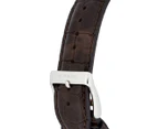 Christian Paul 43mm The Traveller Leather Watch - Brown/White