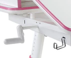 Ergovida Giant E504 Adjustable Height Desk - Pink/White