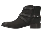 Siren Women's Samuel Leather Ankle Boots - Matte Black