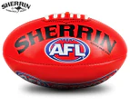 Sherrin AFL Replica Size 5 Football - Red