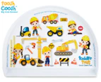 Toosh Coosh Toddler Construction Friends Booster Seat Tray - Yellow