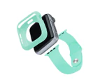 WIWU Candy Soft TPU Strap+Case Sport Watch Wrist Bracelet For iWatch Series 4/5-2Mint Green