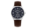 Ben Sherman Men's 43mm BS020BR Synthetic Leather Watch - Brown/Navy