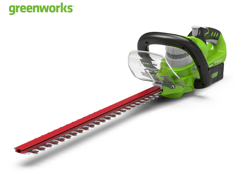 Greenworks 24V Cordless 57cm Hedge Trimmer - (Skin Only)