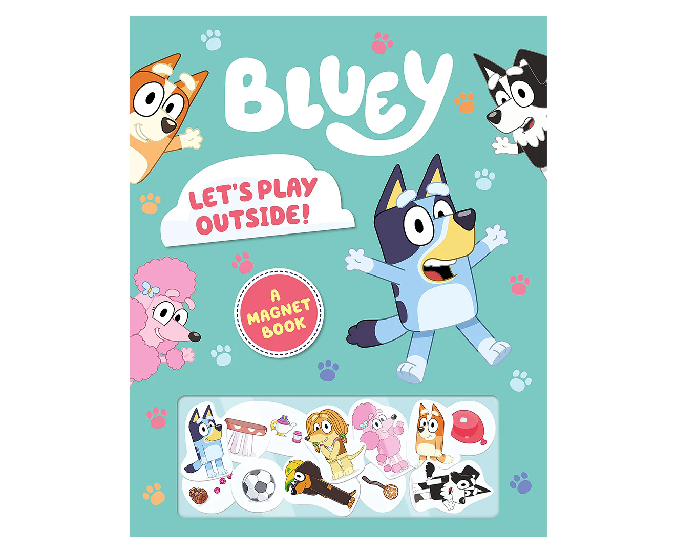 Bluey Lets Play Outside Magnet Book