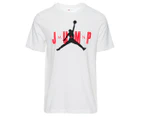 Nike Men's Jordan Jumpman Crew Tee / T-Shirt / Tshirt - White/Black