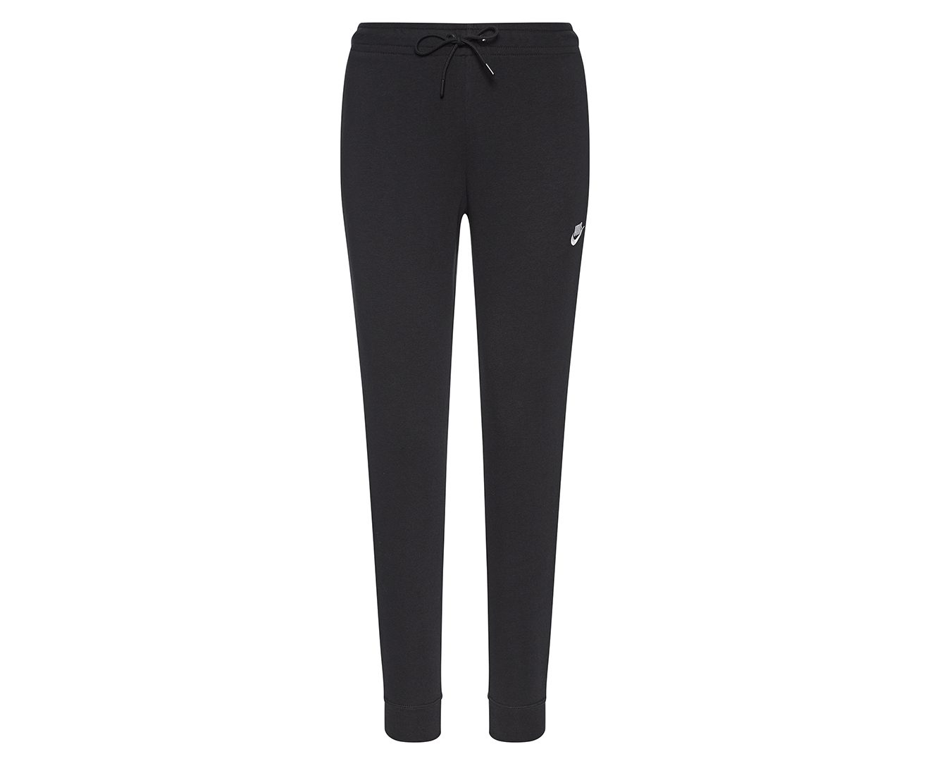 nike black essentials slim trackies