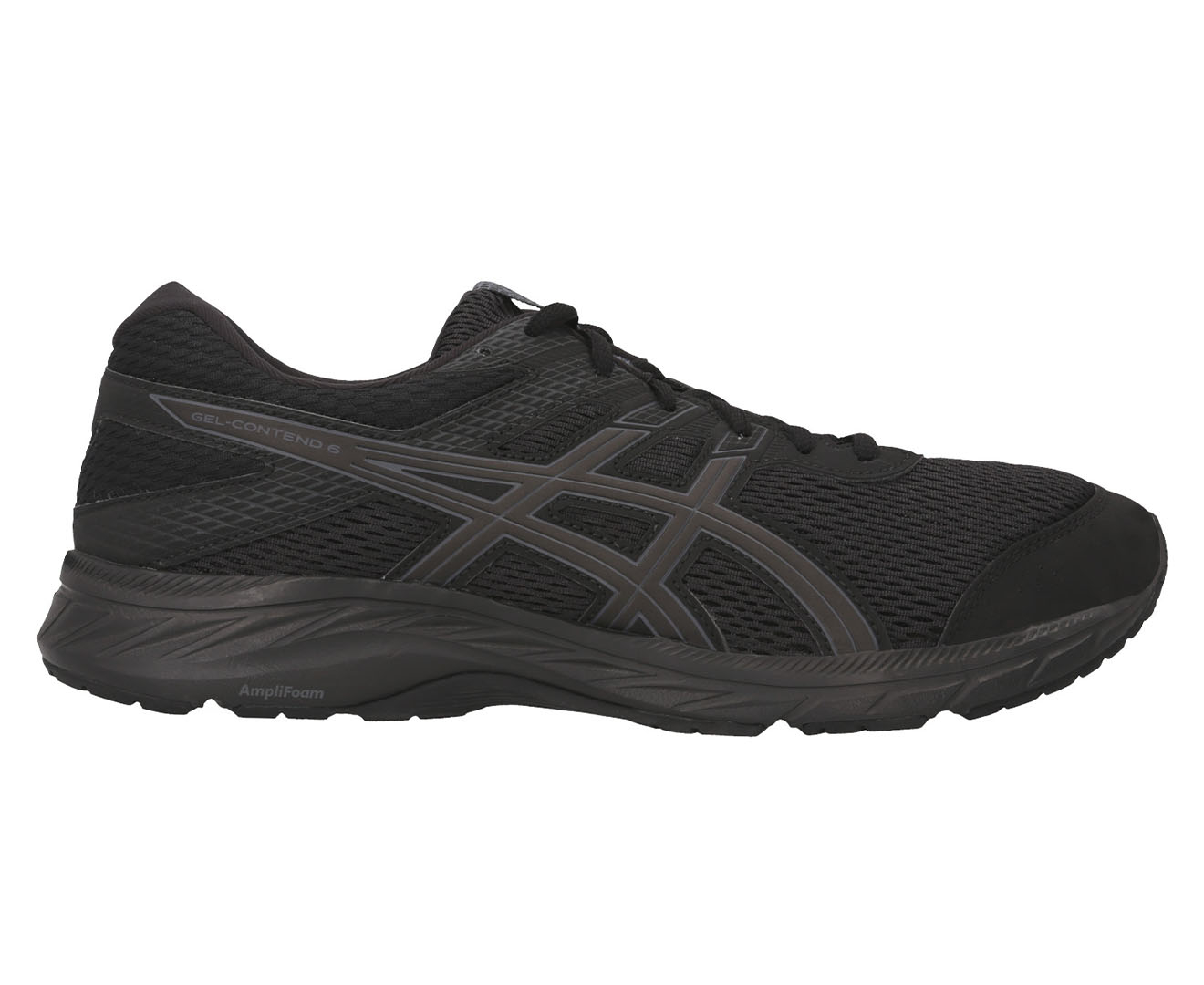 asics black laces