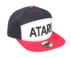 Atari Baseball Cap Retro Colorblock Logo  Official  Snapback - Black