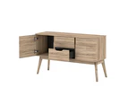 Elsi Oak Sideboard Buffet Storage Cabinet - Oak