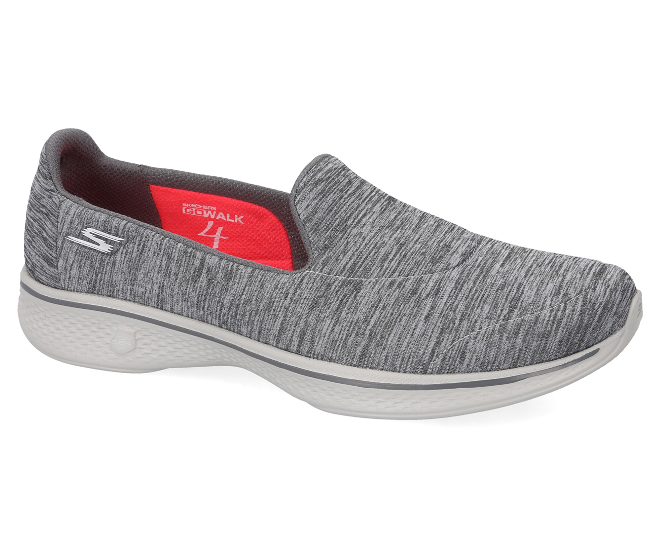 Skechers Women's GOwalk 4 Achiever Slip-On Sneakers - Grey/White ...