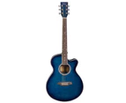 Artist LSPSTBB Beginner Acoustic Guitar Pack with Small Body - Blue