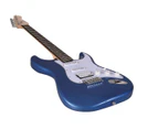 Artist STH Metallic Blue Electric Guitar with 10 Watt Amp