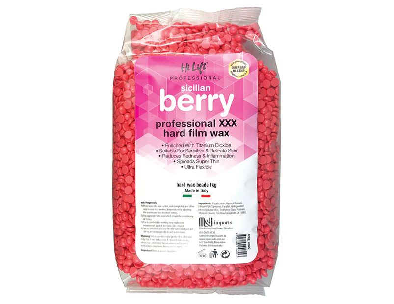 Hi Lift Sicilian Berry Hot Wax Beads 1kg