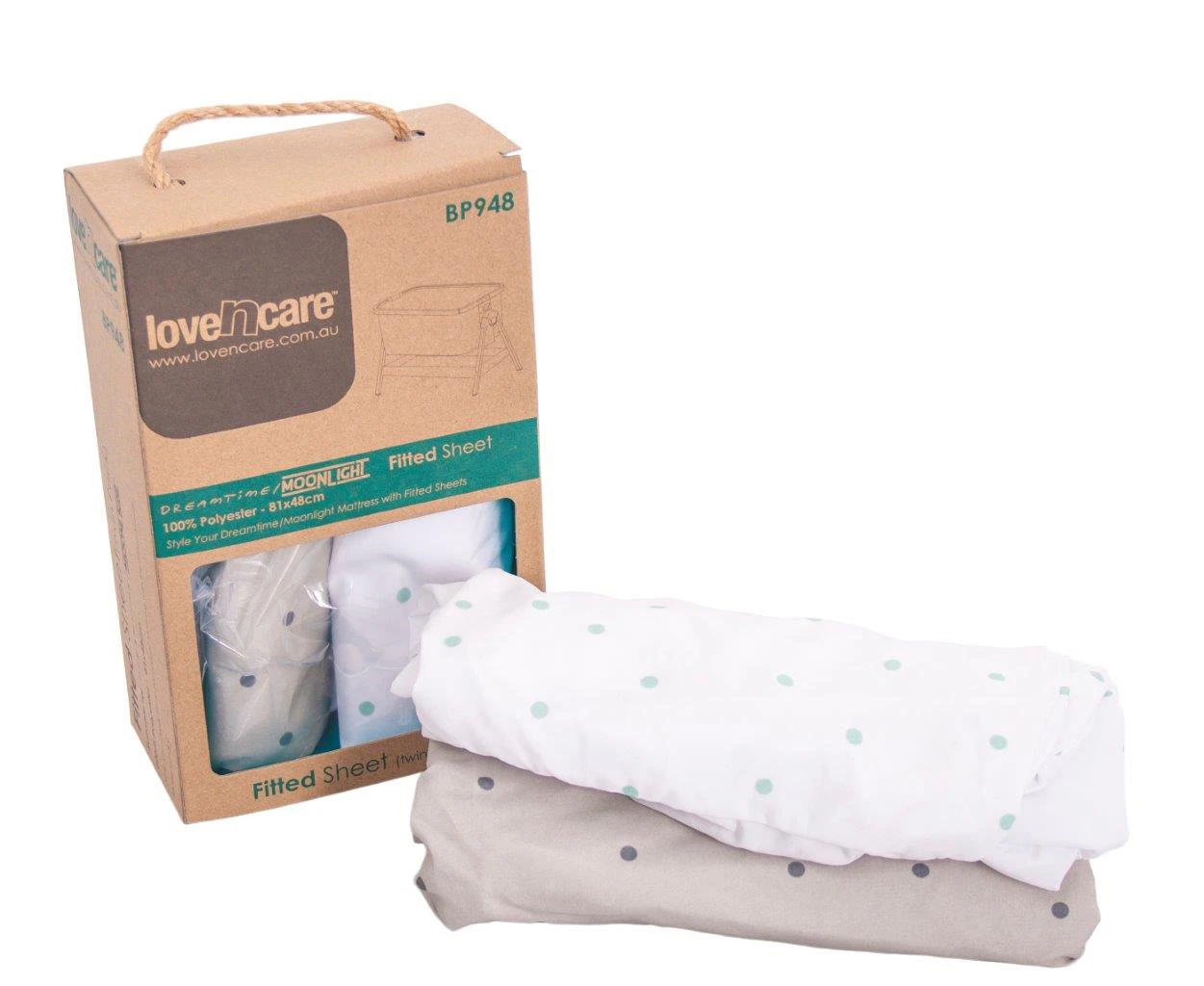 Love N Care Fitted Sheets For Dreamtime & Moonlight Co Sleeper