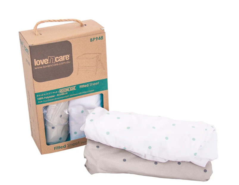 Love N Care Fitted Sheets - Dreamtime/Moonlight Sleeper