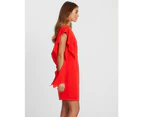 Chancery Women's Mira Wrap Dress - Red
