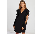 Chancery Women's Mira Wrap Dress - Black