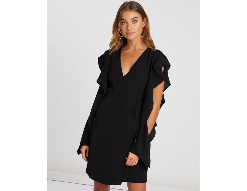 Chancery Women's Mira Wrap Dress - Black