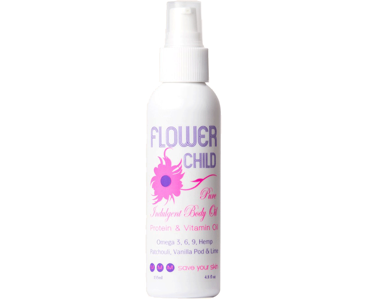 Flower Child - Body Moisturising Oil - 135ml - Natural Skin + Body Oil