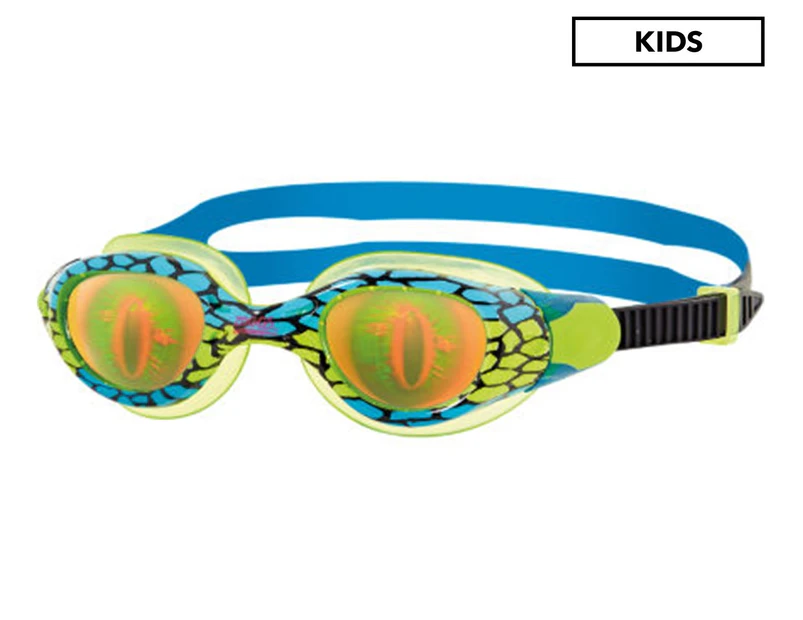 Zoggs Kids' Sea Demon Junior Swimming Goggles - Green/Blue