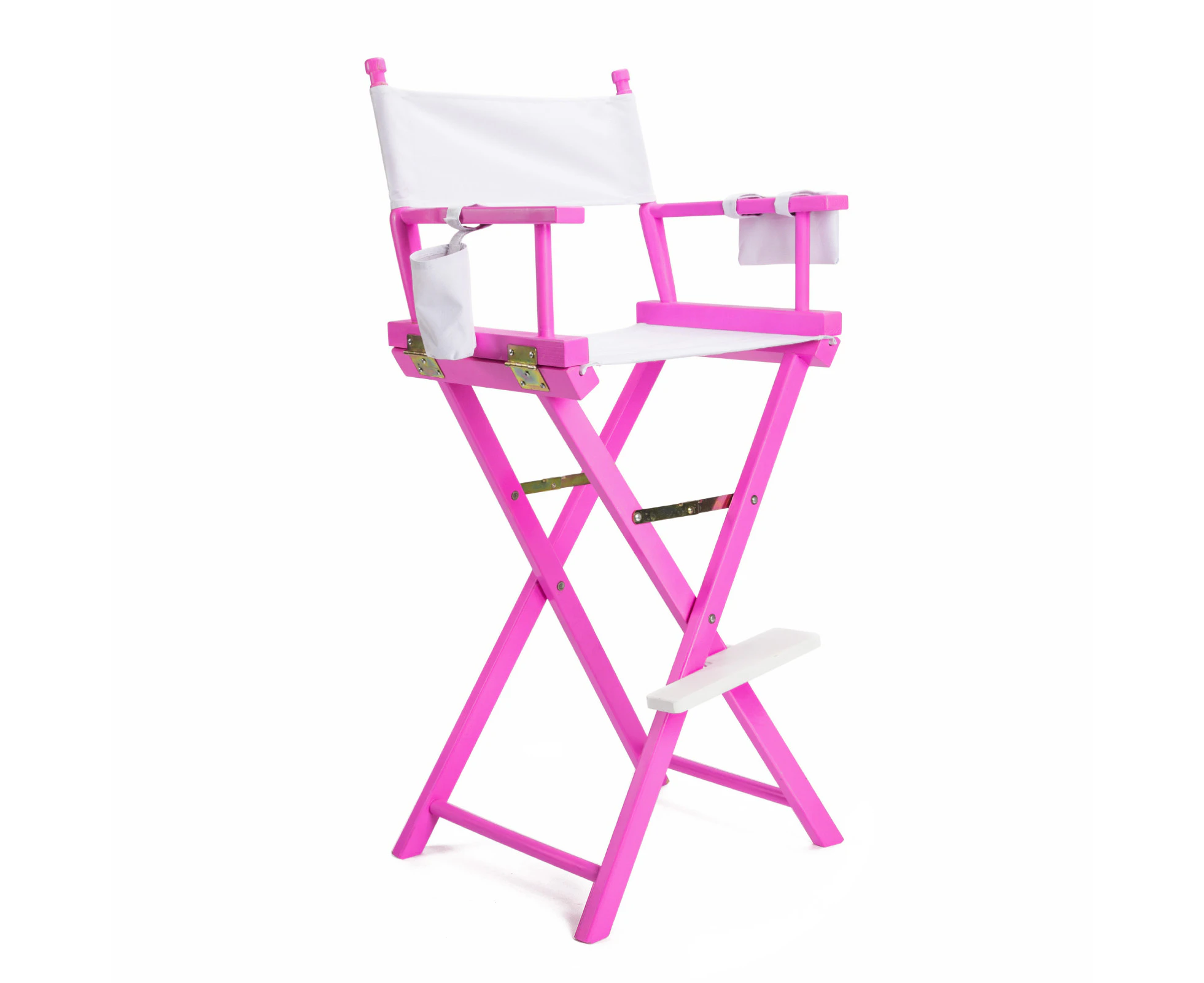 La Bella Pink Folding Tall Chair DARK HUMOR Movie Director 75cm