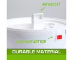 Air Humidifier Ultrasonic Cool Diffuser 3.4L WHITE