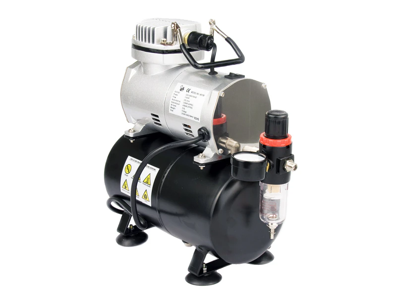Dynamic Power Air Brush Compressor for Air Brush Spray 1/6HP 3L