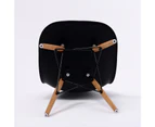 2 Pcs Dsw Dining Chair Black