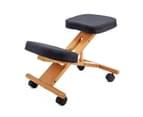 Forever Beauty Ergonomic Adjustable Kneeling Chair - Black 1