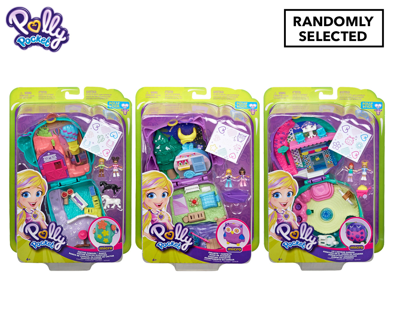 POLLY POCKET BIG POCKET WORLD ASSORTMENT