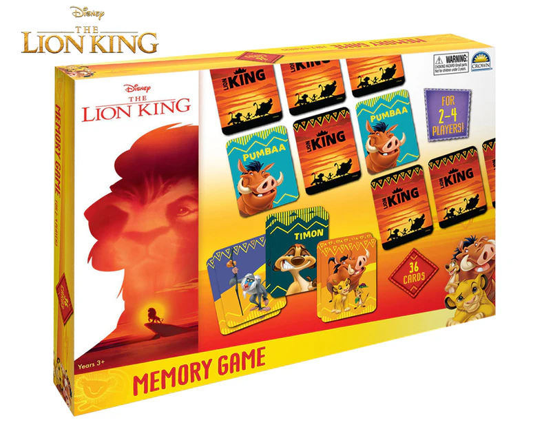 Disney The Lion King Memory Game