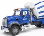 Bruder 1:16 Mack Granite Construction Cement Mixer Truck Toy 4