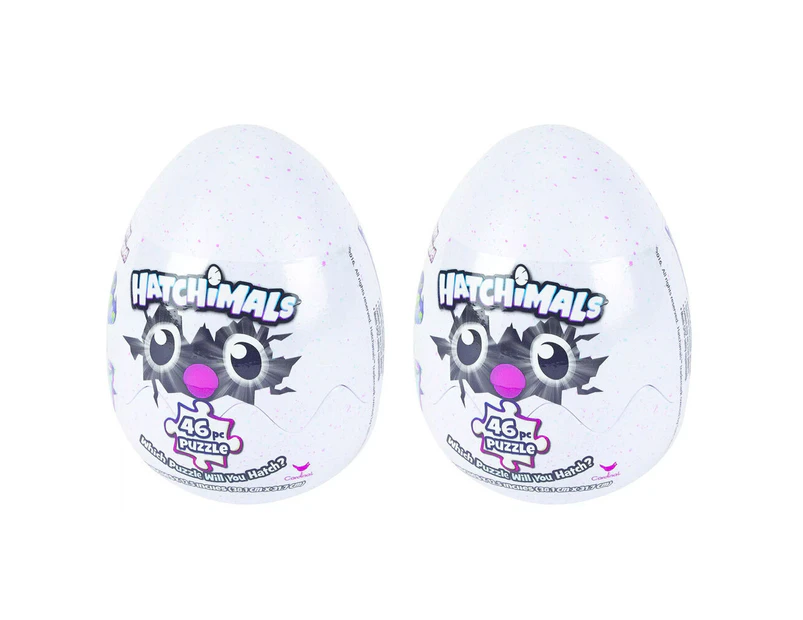 2x 46pc Hatchimals Egg Jigsaw Puzzle Educational/Learning Toy Kids/Children 4y+