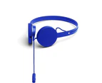 Urbanears Humlan On-Ear Headphones Headset w/Remote Mic for Smartphones Cobalt