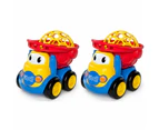 2PK Oball Go Grippers Dump Truck Model Toys Vehicle 18m+ Kids/Toddler/Children