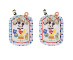 2x Bright Starts Mickey Mouse Camping Friends Baby Infant Tummy Prop Mat Toy 0m+