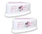2PK Disney Minnie Mouse Fairy Step/Foot Stool Child/Toddler/Kids Chair Portable