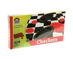 2PK Crown Checkers Board Portable Strategy Game Kids/Children 7y+ Checkerboard