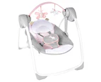 Ingenuity Swing Baby/Infant Swing/Rocker Chair 0m+ w/ Toys Audrey PS Update Pink