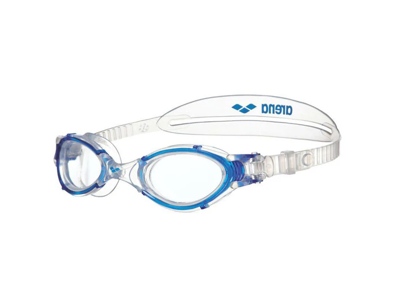 Arena Adult Large Nimesis Swimming Adjustable Goggle Swim Triathlon Glasses Blue