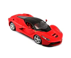 Bburago 1:24 Ferrari Race & Play LaFerrari Racing Diecast Car Toys/Play Red 3y+