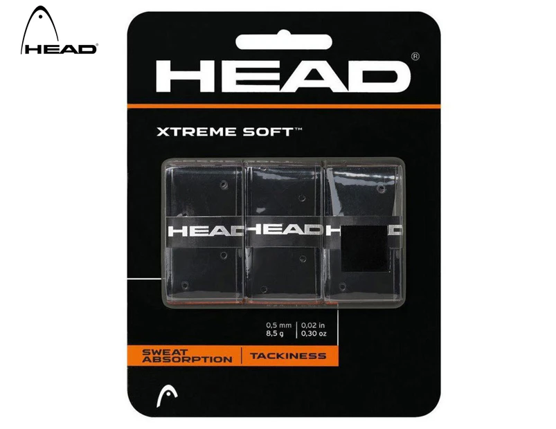 Head XtremeSoft Overgrip Handle Grip Tape - Black