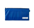 Celco 37cm School/Work Large Storage Zipper Pouch Pencil/Stationery Case Blue