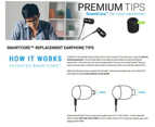 Comply Universal SmartCore Pro Earphone In-Ear Tips Replacement for Most Brands