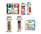 Texta Kids Craft Showbag w/Crayons/Metallic Markers/Fine Line Pens/Highlighters