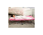 Regalo Portable 122cm Foldable Sleeping/Nap Bed Travel Toddler/Kids 2-5y Pink
