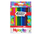 12pc Texta The Original Nylorite Coloured Drawing Kids Markers Art Water Based