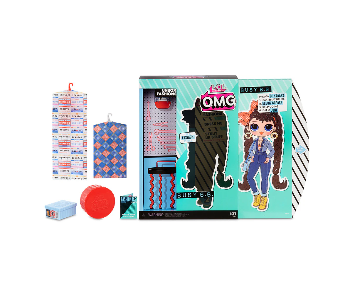 L.O.L. Surprise! O.M.G. Busy B.B. Fashion Doll with 20 Surprises